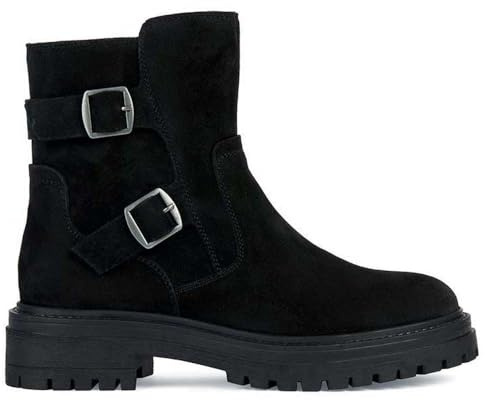 Geox D Iridea D36HRC000, Stivali Donna, Black, 39 EU
