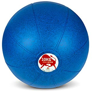 HAEST Gummi Medizinball 10kg - Trial New Nemo - Gewichtsball - Medizinbälle - Slam Ball - Wall Ball - Sport Medizinball