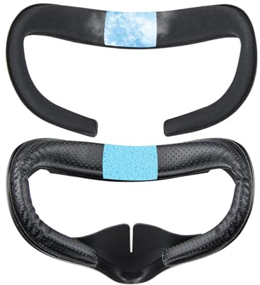 SOULWIT Kühl Gesichtspolster für Meta (Oculus) Quest 2 VR-Headset | 2 Stück Schnellwechsel Polsterbezüge für Gesichtsmasken mit Auslaufsicherem Nasenschutz