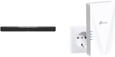 Sennheiser AMBEO Soundbar Plus für TV und Musik - EU-Stecker & TP-Link RE500X WiFi 6 WLAN Verstärker Repeater AX1500