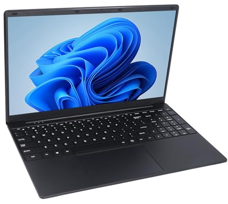 Laptop da 15,6 Pollici, FHD 1920 * 1080 32GB RAM 512G SSD Computer Portatile Ultraleggero per Processore Celeron N5095, Studenti e Laptop Aziendale per 11 Pro, Sblocco con