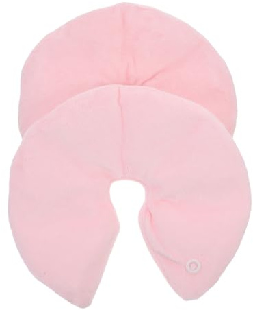 1 Paar Wiederverwendbare Gel Brustpflege Kühl und Wärmekissen | Stillende Mütter, Rosa, Pvc und Stoff, zur Brustpflege bei Kälte oder Wärmeanwendung