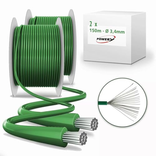 Cavo limitatore 300 m (2 x 150 m) compatibile con robot tosaerba Gardena, Husqvarna Automower 3,4 mm
