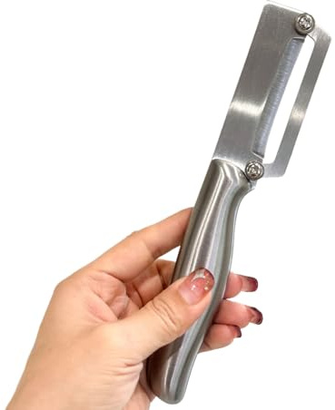 Huxibai Pelador De Caña De Azúcar | Pelador Manual De Calabaza Acero Inoxidable,Ayuda De Corte Multipropósito Para Residencias Apartamentos Empresas De Alquiler Y Restaurantes