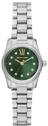 Michael Kors Lexington MK7580 Montre pour Femme en Acier Inoxydable Argenté 26 mm