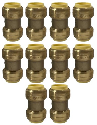 10 Pcs. XFITTING 3/4 Push Fit Coupling