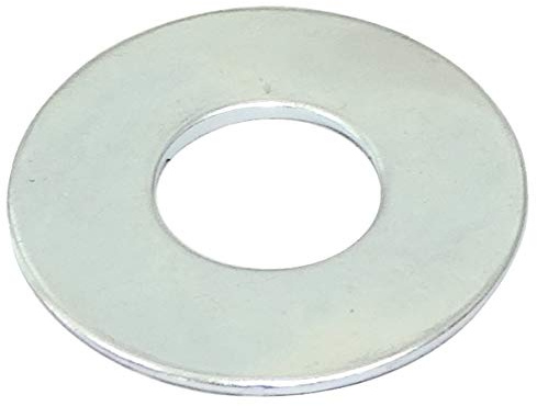 AERZETIX - C44423 - Satz von 20 Flache unterlegscheiben breiten - beilagscheiben - M10x25 mm - dicke 1 mm - DIN9021 - aus verzinktem stahl - farbe silber - montage bolzen schraube mutter befestigung