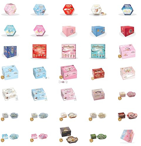 CandyFrizz Kit CONFETTI INCARTATI Maxtris per confettate o Bomboniere Gusti a Scelta per Battesimo,Nascita,Laurea,Feste (2 SCATOLE DA 500GR 160 PZ CIRCA)