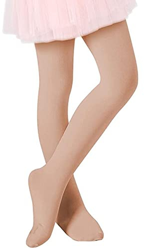Durio Strumpfhose Mädchen Elastisch Babystrumpfhose Ballettstrumpfhose Tanzstrumpfhose Anti-Rutsch Farbe 3-6 Jahre (Tag Size M)