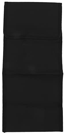 Borsa Porta Attrezzi per Barbecue, Borsa Porta Attrezzi Portatile Pieghevole Nera, Borsa Porta Attrezzi per Barbecue, Porta Attrezzi per Barbecue per Campeggio All'Aperto Barbecue, 18,7x8,3 Pollici