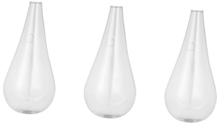 GODFSAHG Pflanzenständer, 3 Stück, Aquarium-Wandvasen, Hydrokultur-Glasbehälter, Pflanzenbehälter, Blumenvase, Trockenblumen, Blumenständer, Präsentationsständer, Pflanzgefäß zum Aufhängen