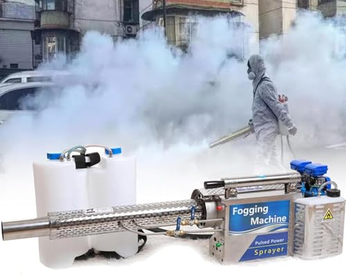Máquina de nebulización ULV de 15 L, pulverizador de desinfección profesional, nebulizador portátil de 360° para uso agrícola, ideal para jardines y tierras agrícolas, control eficaz de malas hierbas