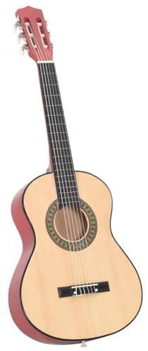 Generico Set Chitarra Classica per Bambini e Principianti 8 pz 1/2 34,Arte e so,Hobby e Arti Creative,Strumenti Musicali,Strumenti a Corda,Chitarre,Marrone Chiaro,2.05 kg,70123