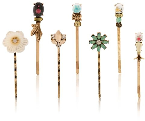Wasise Vintage Hair Clips, 7PCS Hairs Pins for Women, Decorative Bobby Pin