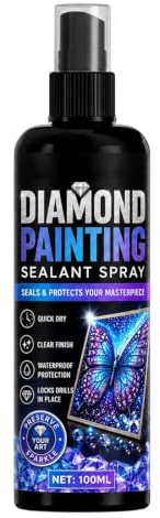 Ädelstenmålning tätningsspray 100 ml transparent, vattentät,