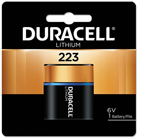 Duracell 223-6V Lithium-Battery, 1 Count Pack, 223 6 Volt High Power Ultra Lithium-Battery, Long-Lasting for Video and Photo-Cameras, Lighting Equipment, and More