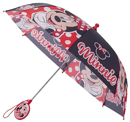 Disney Kids Umbrella, Frozen, Princess Or Minnie Mouse Rain Wear For Girls Ages 3-6
