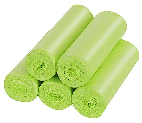 TJDCVEWKM Sacs à ordures biodégradables, Petits Sacs à ordures de 4 à 6 gallons Sacs compostables Sacs à ordures Solides Sacs poubelles Sacs pour Cuisine