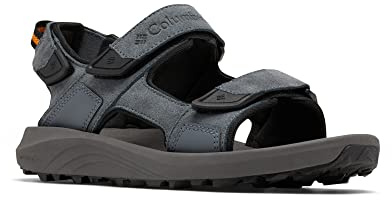 Columbia Trailstorm Hiker 3 Strap Sandalias De Senderismo Y Trekking para Hombre, Gris (Graphite x Black), 40 EU