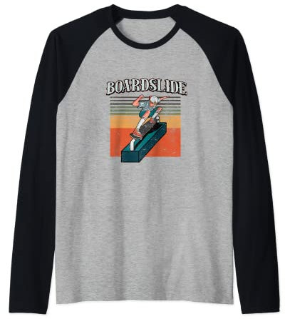 Boardslide Skateboard Waveboard Longboard Skater Raglan