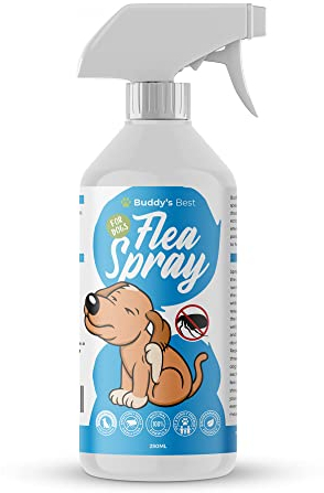Buddy’s Best Flea & Tick Spray for Dogs | Supports a Flea-Free Coat | Gentle & Natural Formula with Essential Oils | 250ml