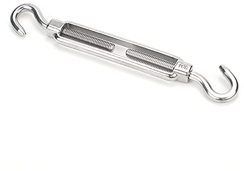 PHasz Spannschloss-Drahtspanner M20-M27, Edelstahl-Spannschlosshaken Und -Haken Für Kabeldraht Sonnensegel Spanndrahtseil,M24