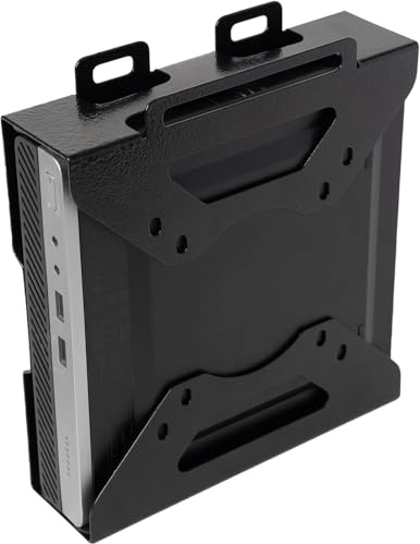Shinar metallhållare kompatibel med Desktop Mini, ProDesk Mini, EliteDesk Mini, underbord och väggfäste monteringsfäste Mini PC VESA-monteringsadapt
