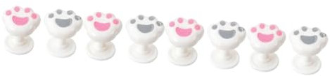 Warmhm 4 Paare Toilettenpresse Toilettensitz-hebegriff Toilettenknopfdrücker Knöpfe Für Toilettenknöpfe Toilettentaste Mit Doppelspülung Knopf Für Toilettenspülkasten Wc-taster Abs
