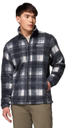 Columbia Steens Mountain Printed Jacket herr hel dragkedja fleecejacka (1 st)