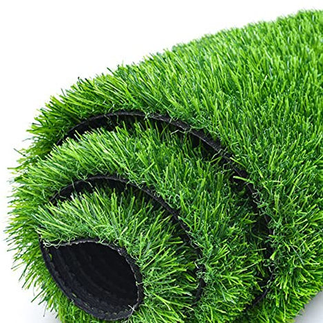2 cm dicke Kunstrasenmatte, realistischer Naturrasenteppich für Garten, Rasen, Landschaft, 2,5 m breit, 2,5 x 2 m Größe