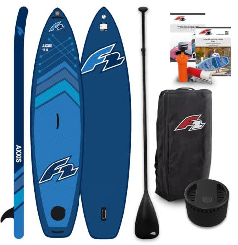F2 Stand Up Paddle Board AXXIS SMART SUP mit E-Pumpe Größe wählbar Navy 2025