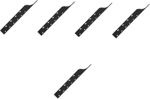 Didiseaon 5pcs for Holder Chef Boning Gate Ninja Hinge Protective Guard Paring Scabbard Cover Utility Covers Horizontal Black Pp