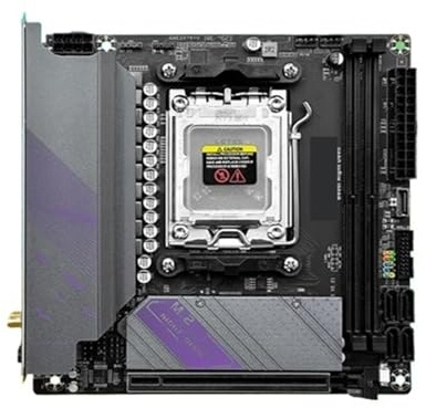 AM5 Motherboard supports R-yzen 7000 series CPU processors DDR5 dual channel Memory R-AM ITX B650i Night Devil