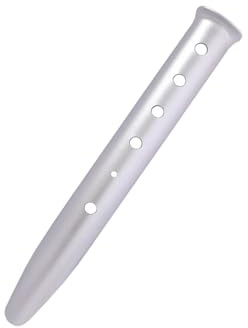 Estacas reutilizables para tienda de nieve, estacas de aleación de aluminio, para playa, hierba, arena, viajes, lona, fijación en forma de U, estacas de arena