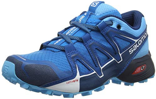 Salomon Speedcross Vario 2 Damen Trailrunning-Schuhe, Grip auf hartem und weichem Untergrund, Fußhalt, Schutz, Hawaiian Surf, 38