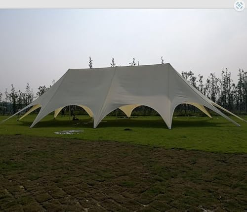 Commercial Wedding Event Graduation Stage Patio Party Beach Camping Triple Star Stretch Tent (67x40x20ft.)