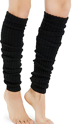 Kayhoma Extra Soft Over the Knee High Leg Warmer, Artificial Wool Thigh High Leg Warmers