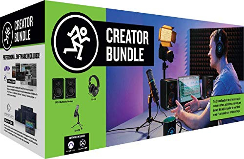 Mackie CREATOR-BUNDLE - Pack MAO Enceintes monitoring + micro + casque + suite logicielle