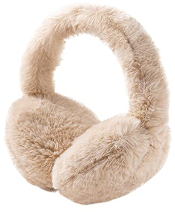 SUNBORRY Faltbare Ohrenschützer für Damen Herren, Outdoor Plüsch Ohrenwärmer für Winter
