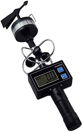 Samnuerly Anemometer Digital Wind Speed Meter Gauge Air Flow Velocity Measurement Thermometer For Windsurfing Kite Flying Sailing Surfing Fishing