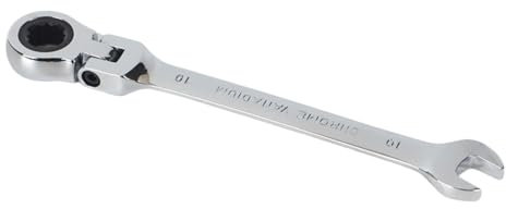 Genérico Llaves Combinadas De 10 Mm, 10 Piezas Llave De Trinquete con Anillo De Engranaje Herramientas Manuales De Extremo Abierto (Color : 10pcs, Size : 10mm)