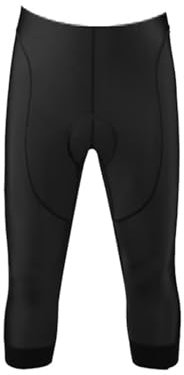 LYHYDMA Trägerhosen Radsport Vollschwarze Sommer-Fahrrad-Trägerhose, 7-Punkte-Hose, Herren/Damen, 3/4-Reitshorts, Outdoor-Radhose(Pants-02,XXXL)