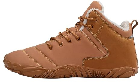 Generisch Chaussures pieds nus pour l'hiver - Pour homme et femme - Doublure chaude - Chaussures d'hiver larges - Bottes de neige - Chaussures pieds nus - Légères - Chaussures de randonnée