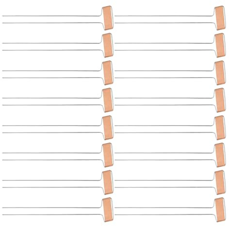 STAHAD 25 Etichette per Piante in Rame da Giardino Marcatori in Metallo Resistenti alle Intemperie per Orto e Vaso Set da 25 Cartelli per Etichettatura Esterni e Vivai