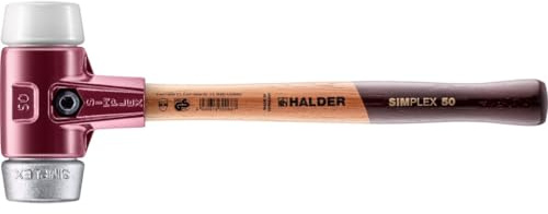 Halder 3079050 simplex soft-face Superplastic/suave metal mazo, multicolor, 50 mm