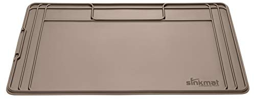 WeatherTech SinkMat – Waterproof Under Sink Liner Mat for Kitchen Bathroom – 34” x 22” Inches - Durable, Flexible Tray – Home undersink Organizer Must Haves, Tan