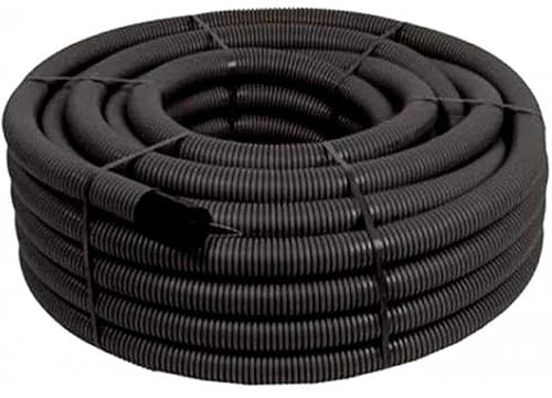 Tubo Corrugato Doppio Strato Cavidotto per impianti elettrici Rotolo 50 metri ((Diametro 50 mm))