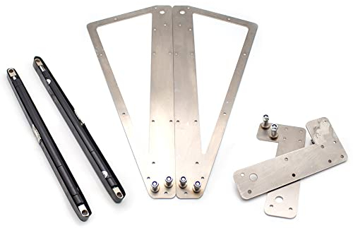 LeTkingok Startseite DIY Murphy-Wand-Bett-Mechanismus-hydraulisches Scharnier, verstecktes Bett-Hardware-Kit-Klappbett für 0.9-2M Bett