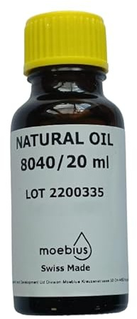KD89 Moebius - Olio naturale svizzero per pendoli, orologi, movimenti a musica, cucù, contatori e molti settori della meccanica di precisione, 8040 cm