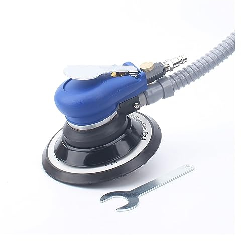 Polisseuse humide à l'air, Ponceuse à air de 6 pouces avec aspirateur 150 mm polisseuse pneumatique 6 ponceuse orbite de 4,8 mm